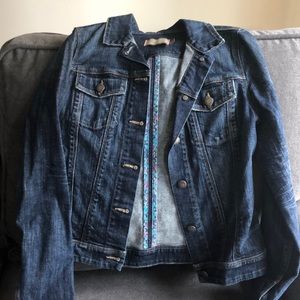 Paige jean jacket; small